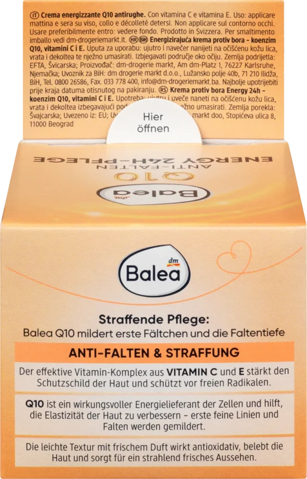 Q10 energy anti aging face cream 50 ml