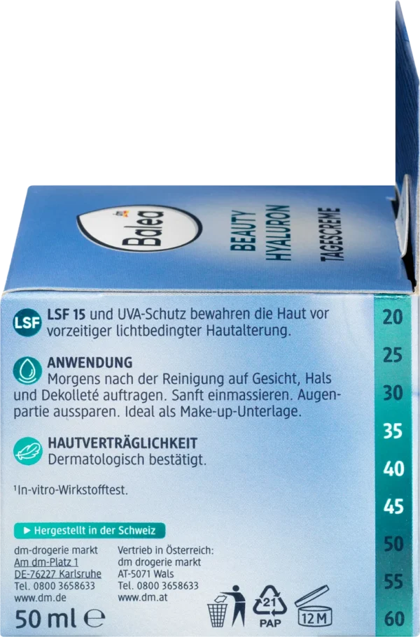 Anti Aging Day Cream Beauty Hyaluron, 50 ml