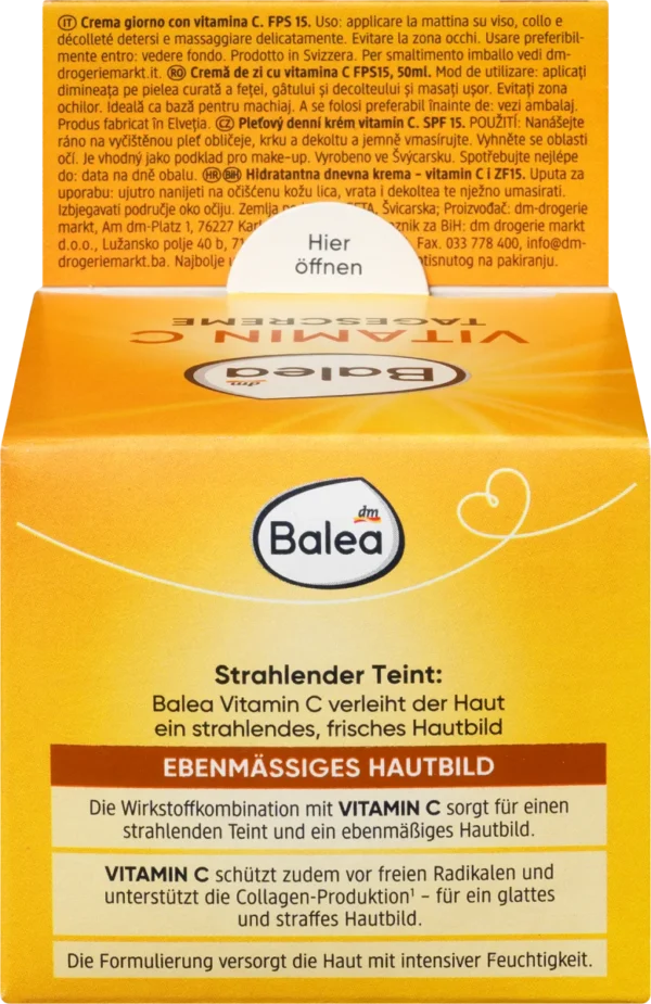 Vitamin C Face Cream 15 LSF, 50 ml