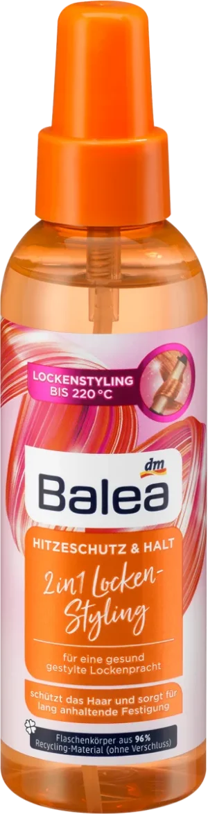 Heat protection & hold 2in1 curl styling, 150 m