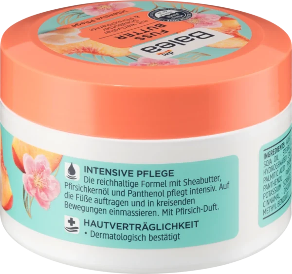 Foot Butter With Shea Butter & Peach Seed Oil, 150 ml