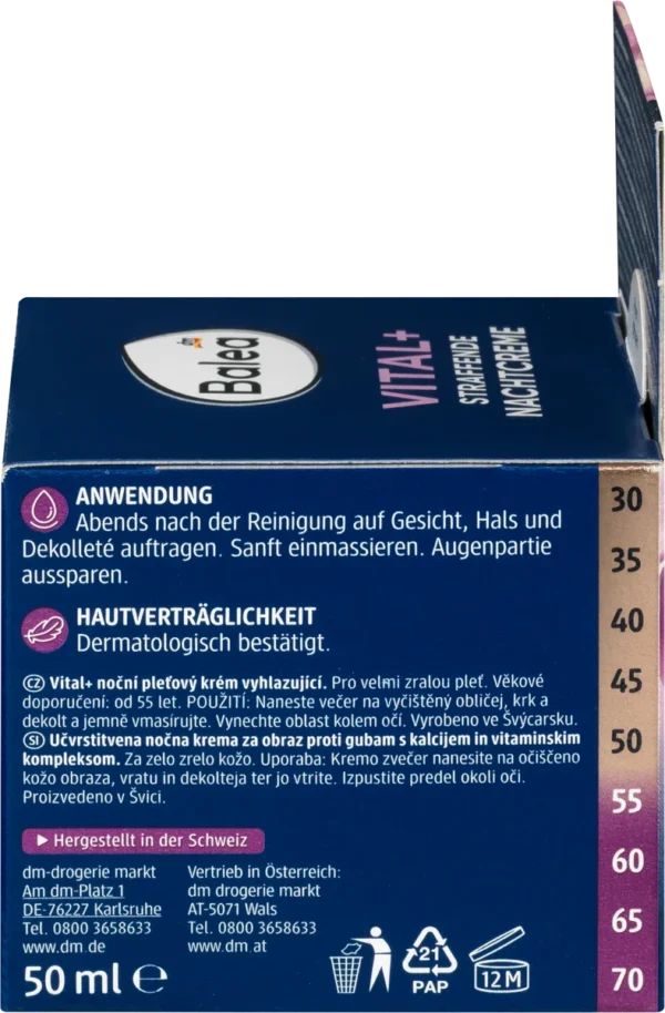 Vital Night Cream, 50 ml