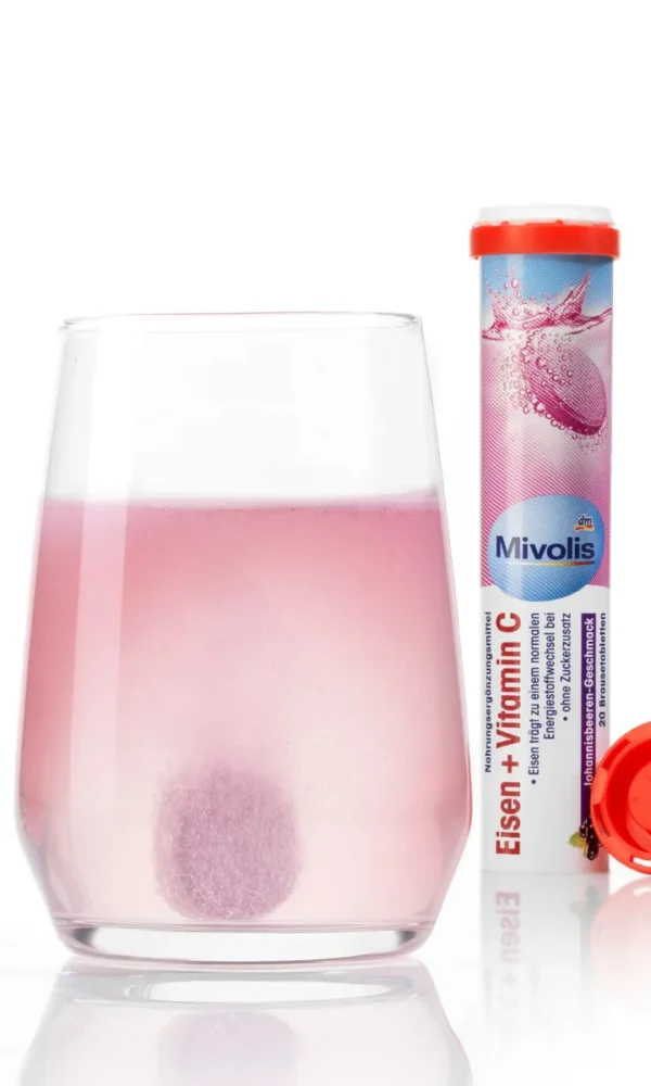 Iron + Vitamin C effervescent tablets 20 pieces, 82 g