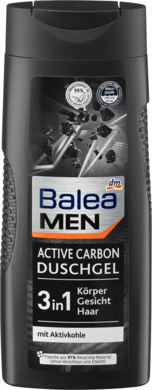 4066447054651-3050224 Active Carbon 3in1 shower gel, 300 ml