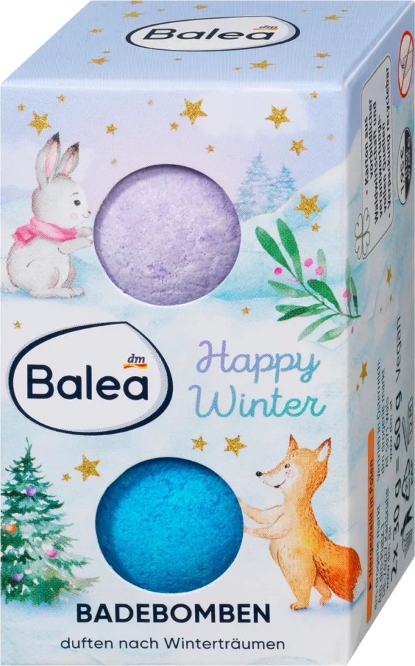 Bath Bombs Duo Happy Winter 2pcs