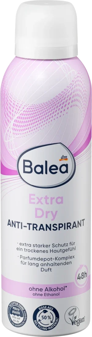 Deodorant Spray Antiperspirant Extra Dry, 200 ml