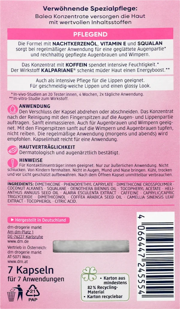 Eye & Lip Concentrate , 7 pcs