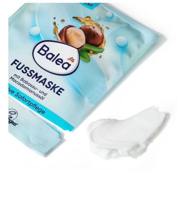 Foot mask with babassu and macadamia nut oil, 15 ml