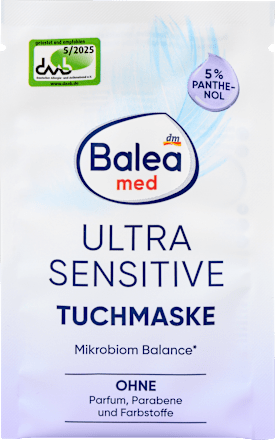 Balea med Ultra Sensitive Panthenol Sheet Mask, 1 pc