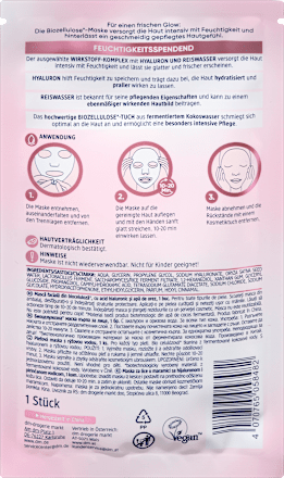Balea Rice Water Biocellulose Face Mask, 1 Piece